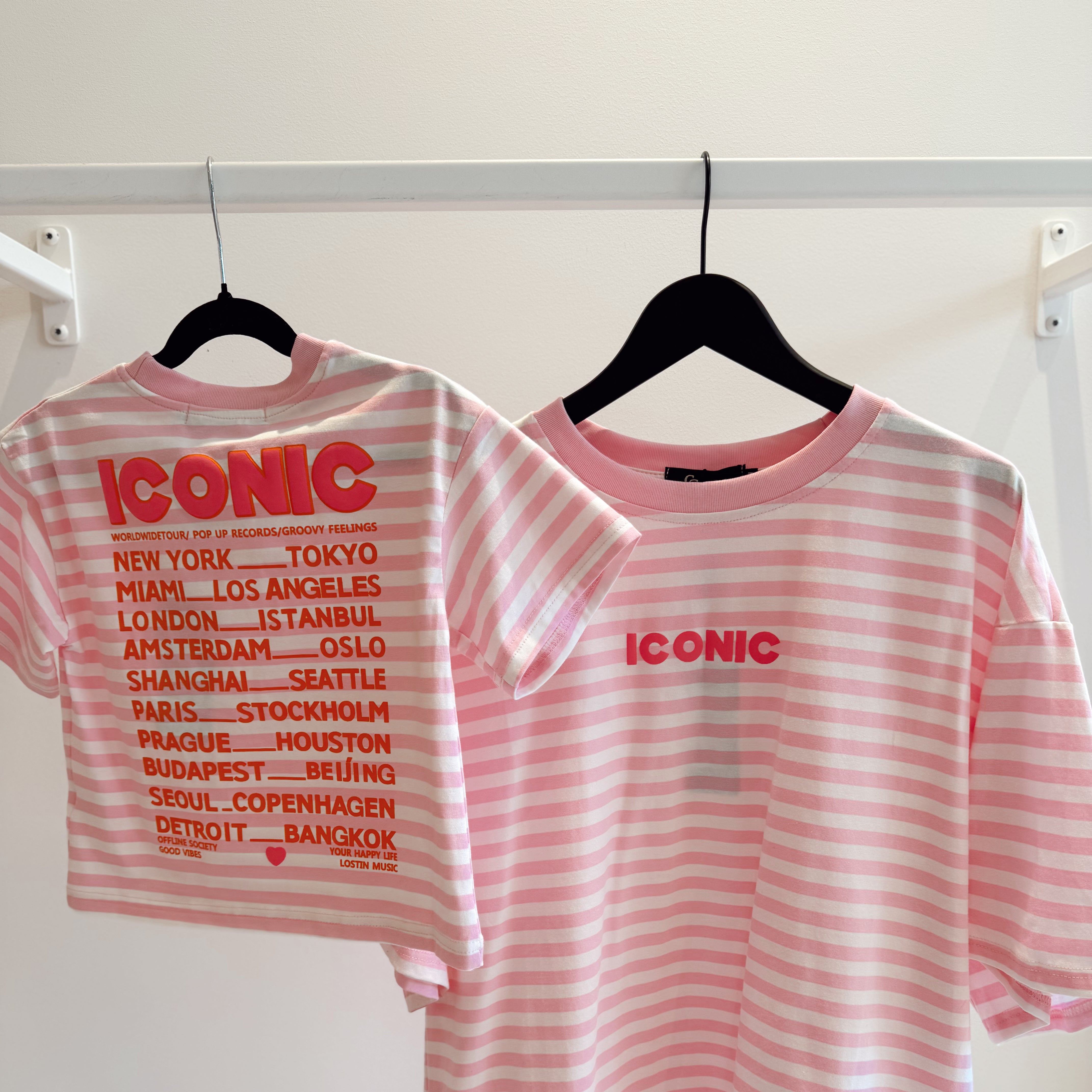 T-shirt ligné ICONIC MATCHY-MATCHY