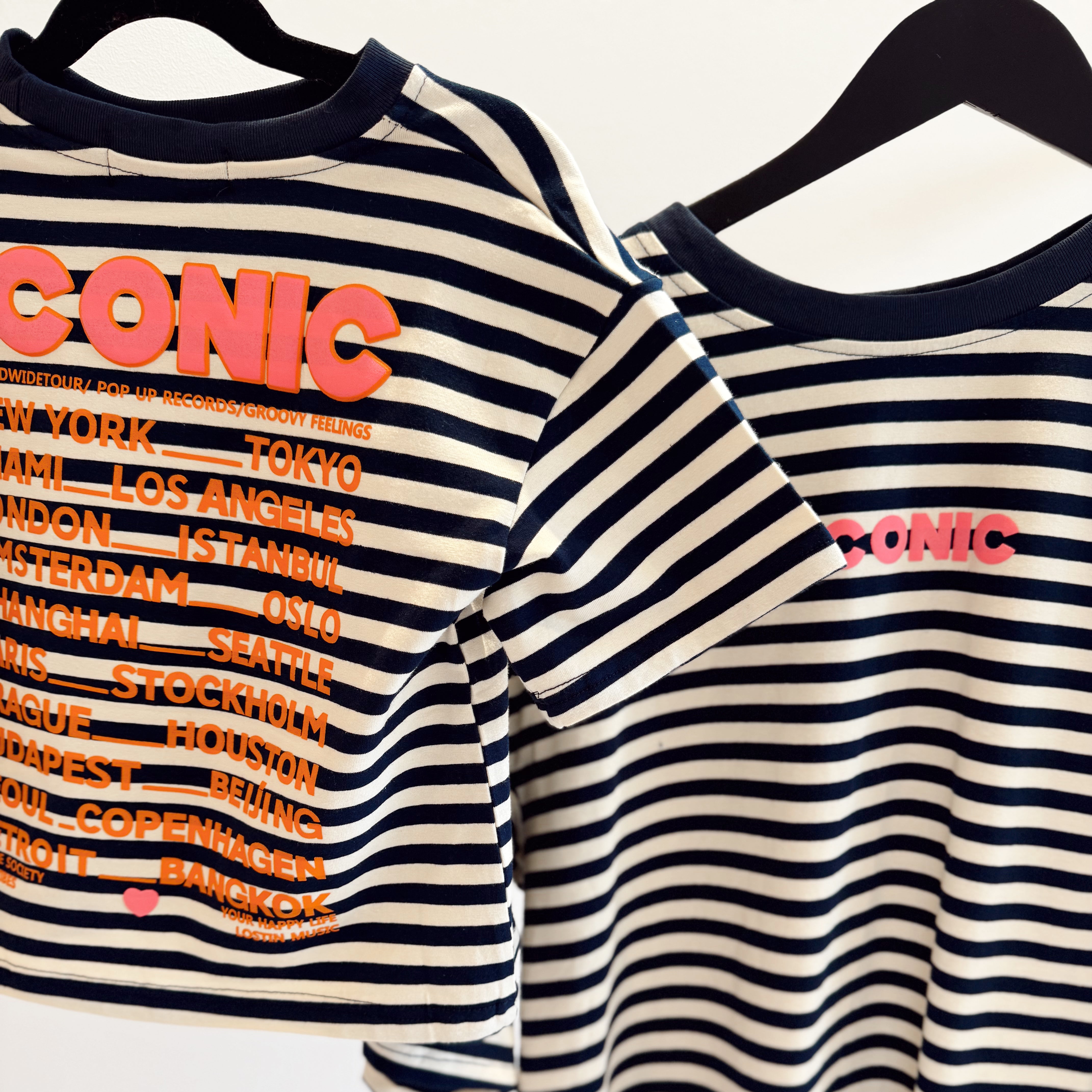T-shirt ligné ICONIC MATCHY-MATCHY