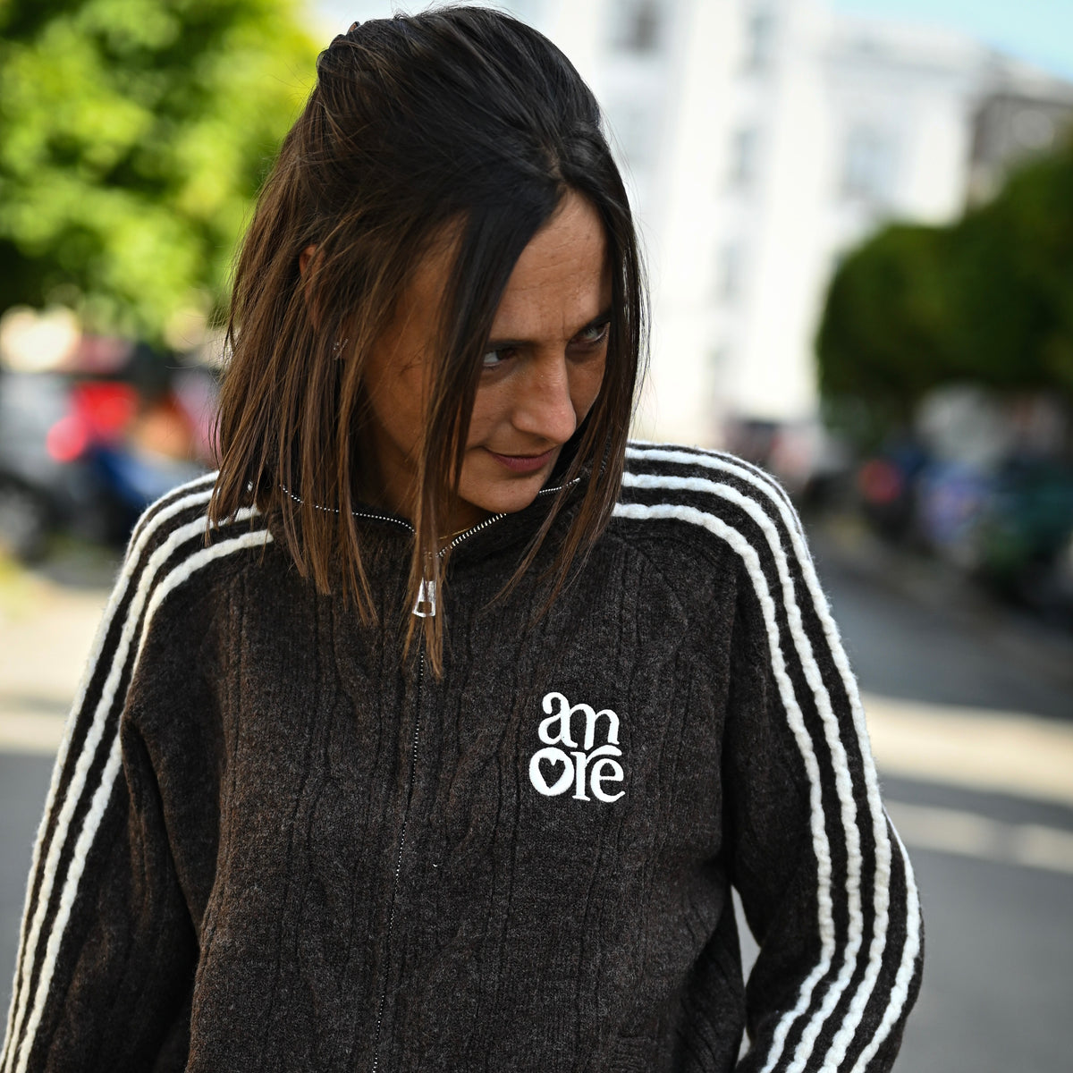 Gilet zippé AMORE