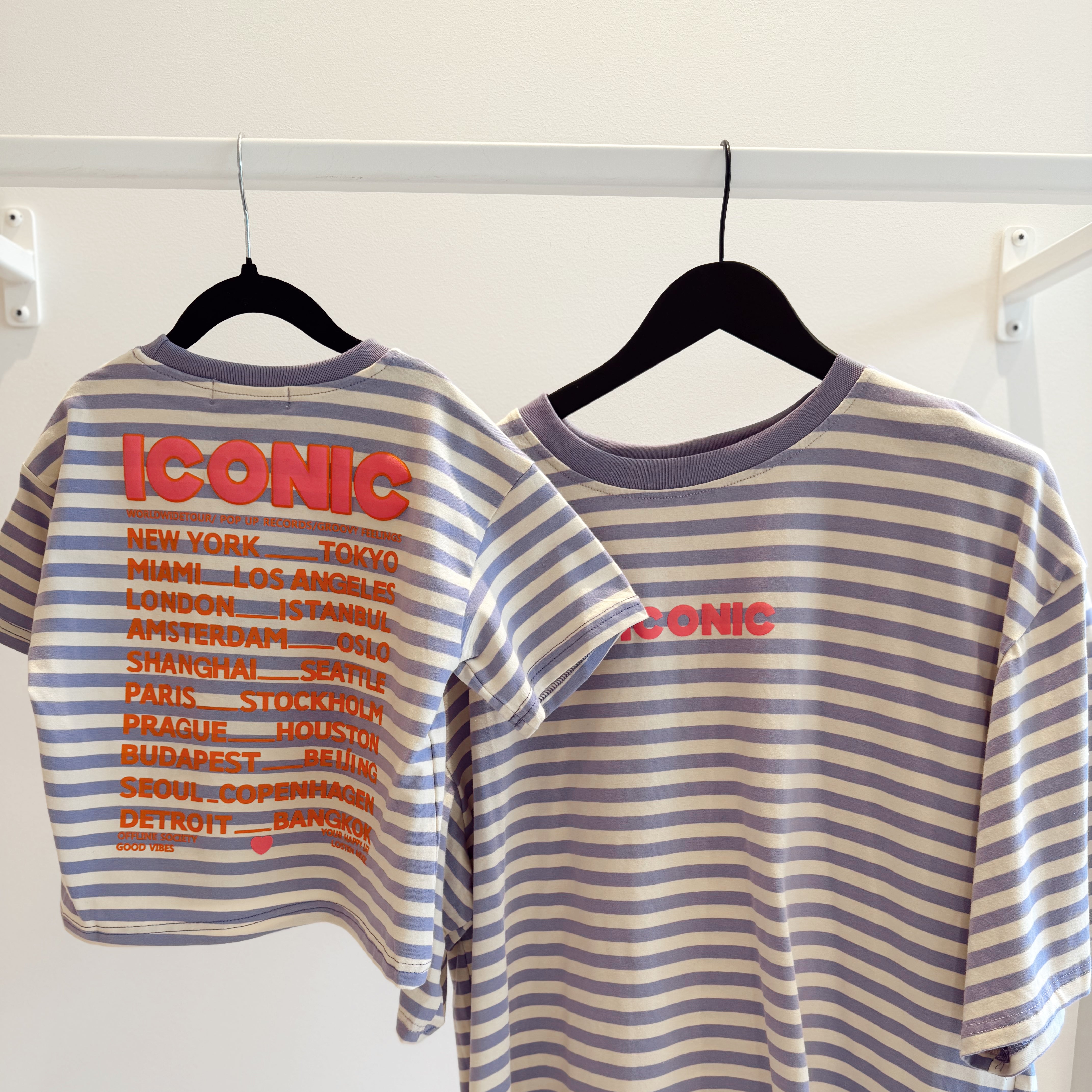 T-shirt ligné ICONIC MATCHY-MATCHY