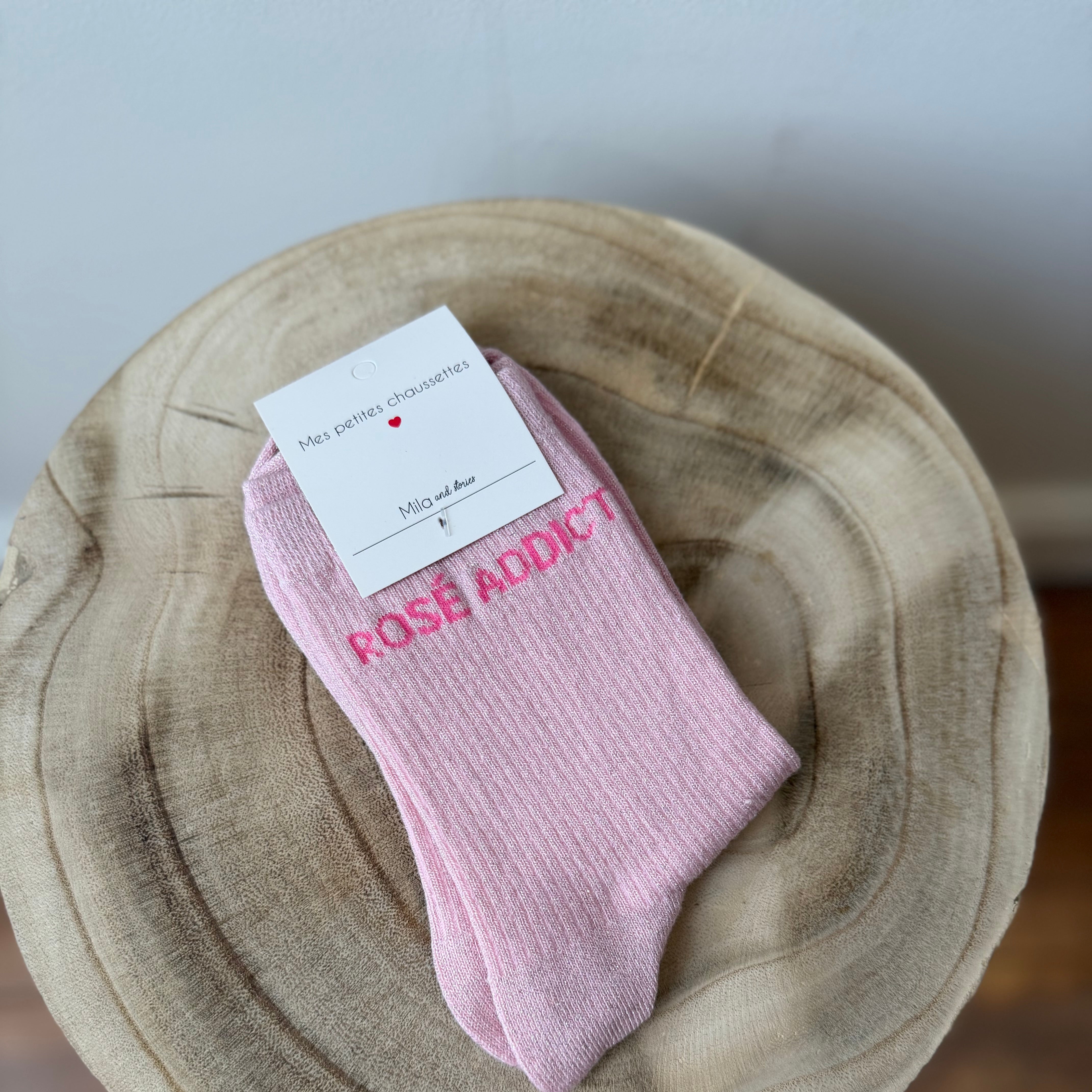 Chaussettes ROSE ADDICT