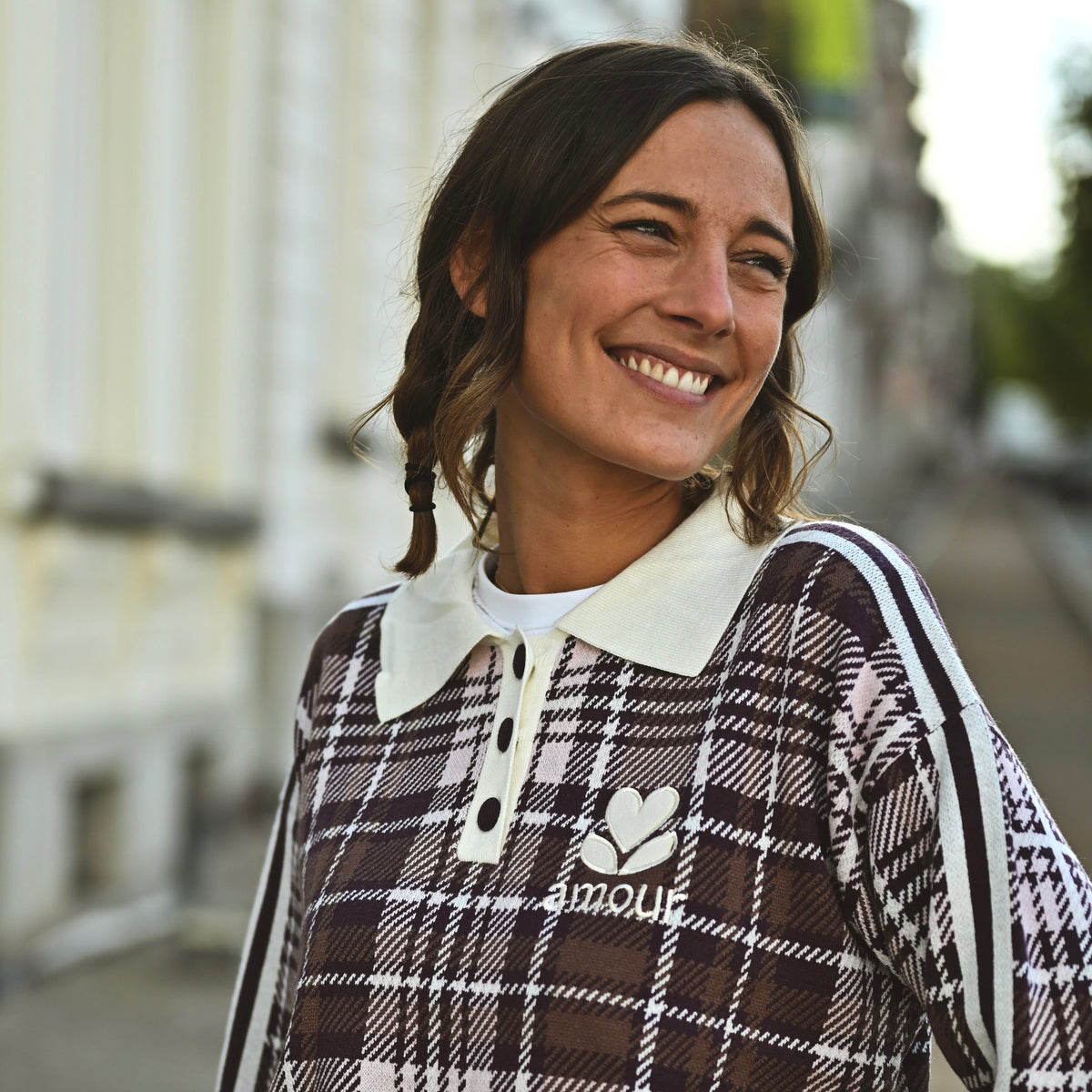 Pull AMOUR CARREAUX