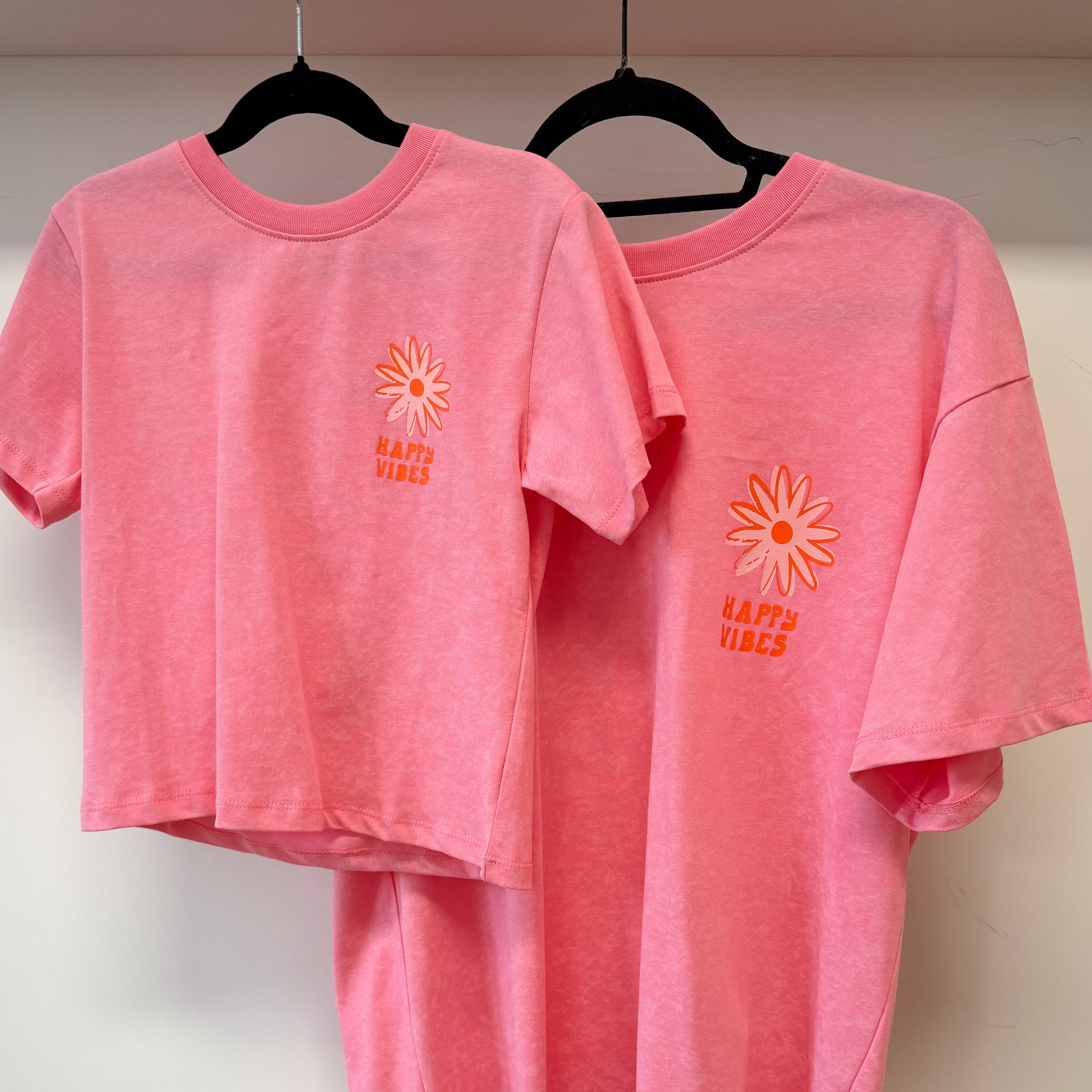 T-shirt HAPPY VIBES MATCHY-MATCHY