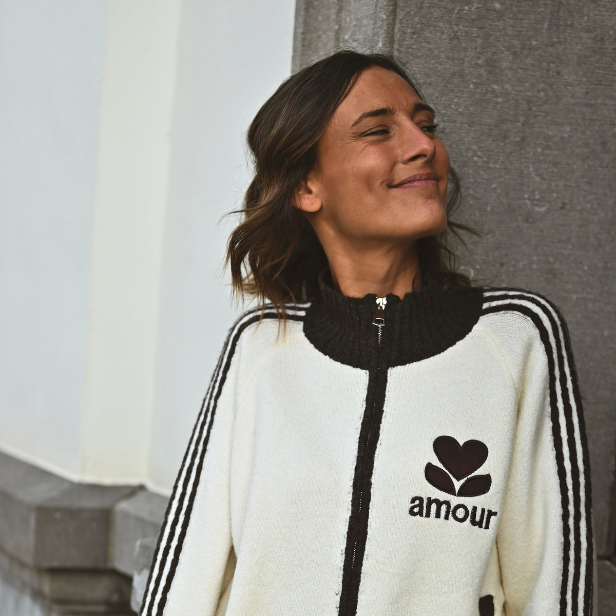 Gilet zippé AMOUR