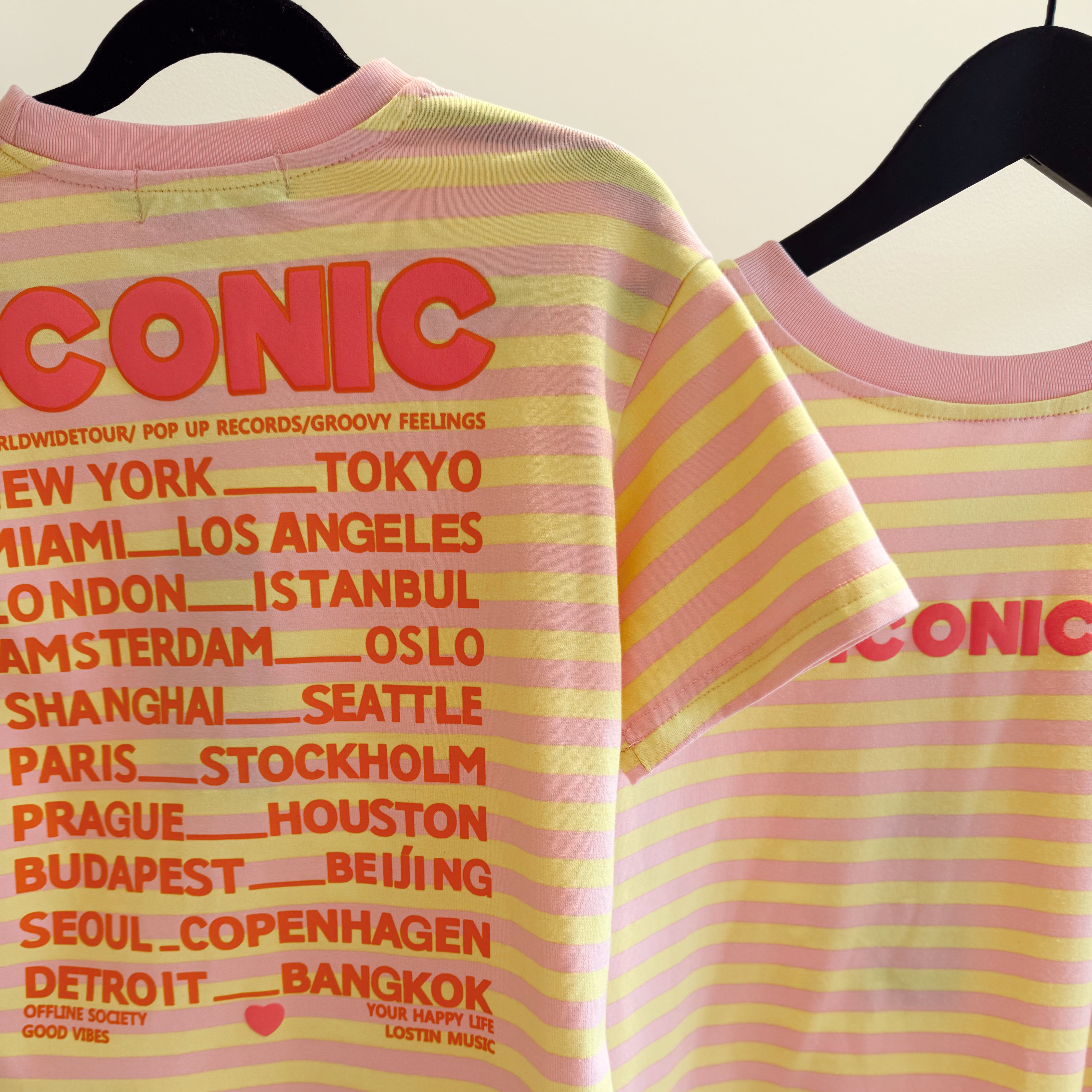 T-shirt ligné ICONIC MATCHY-MATCHY