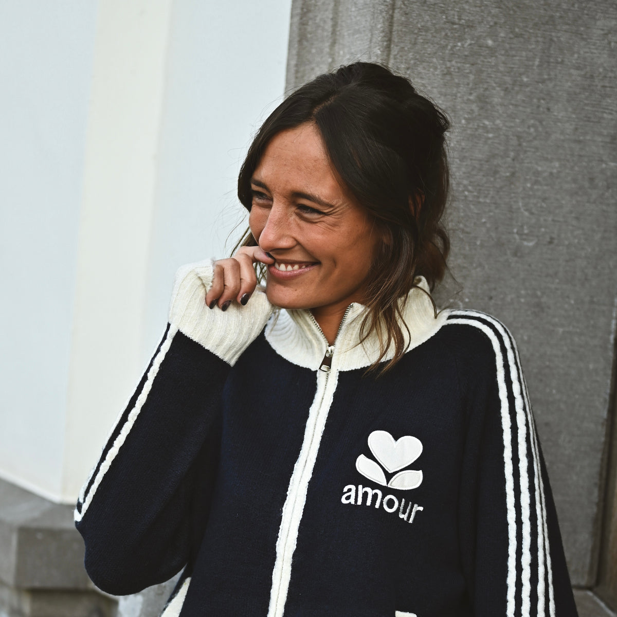 Gilet zippé AMOUR