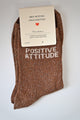 Socken POSITIVE ATTITUDE