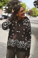 Pull zippé BANDANA
