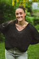 Pull crochet manches longues ROSE