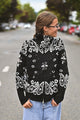 Reißverschluss-Pullover BANDANA