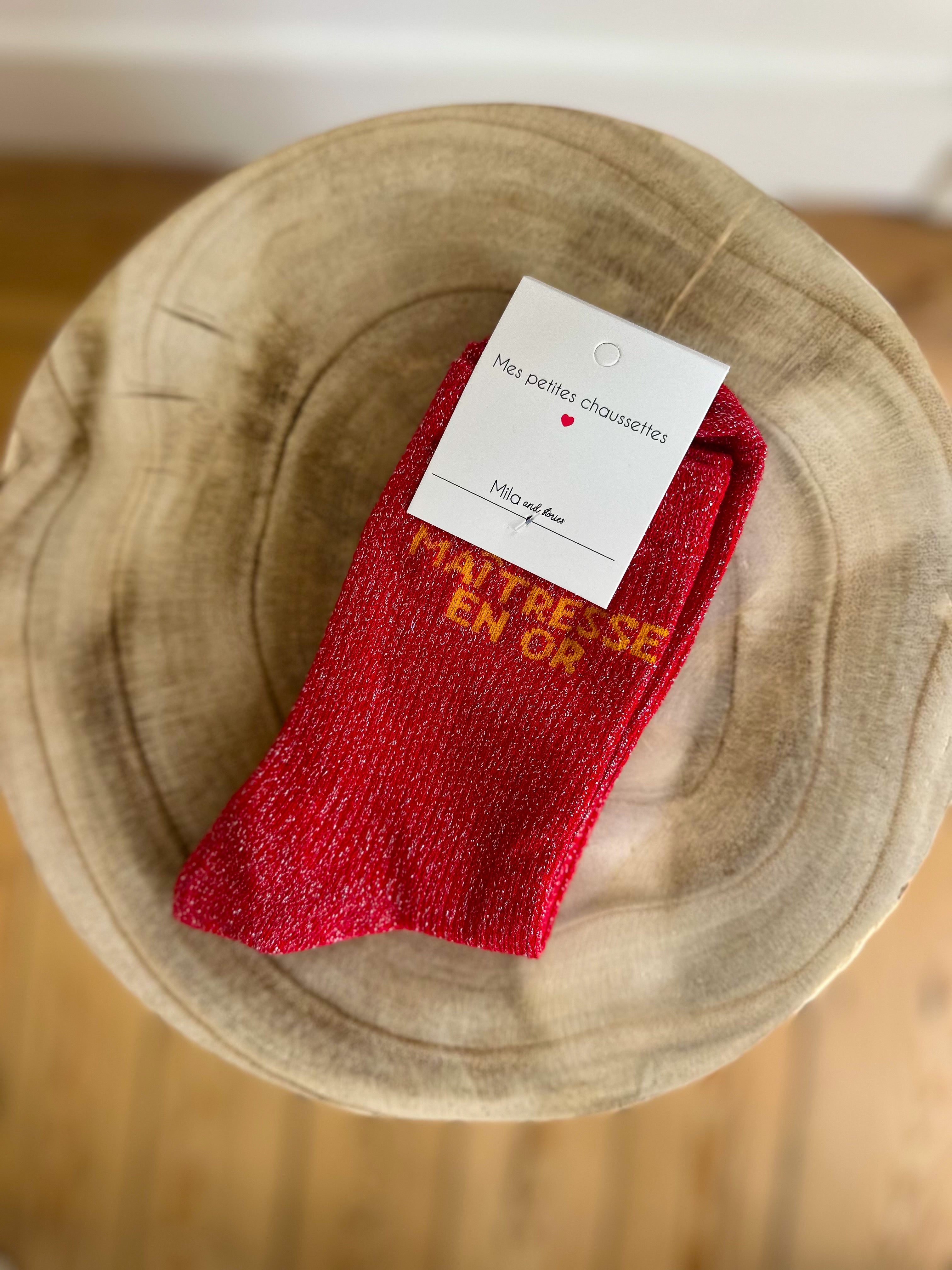 Chaussettes MAITRESSE EN OR