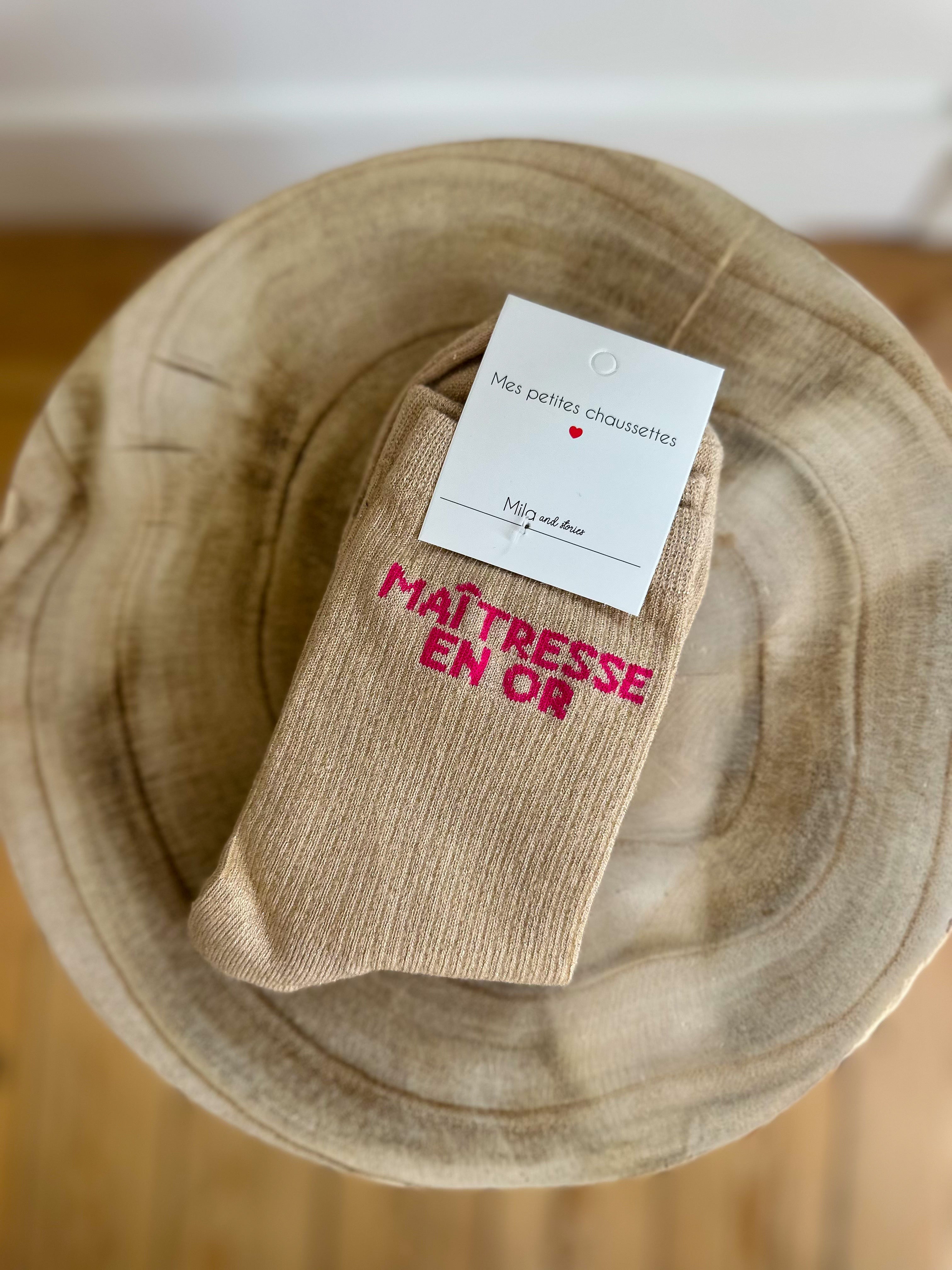 Chaussettes MAITRESSE EN OR