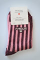 Socken AMOUR LIGNES -MATCHY