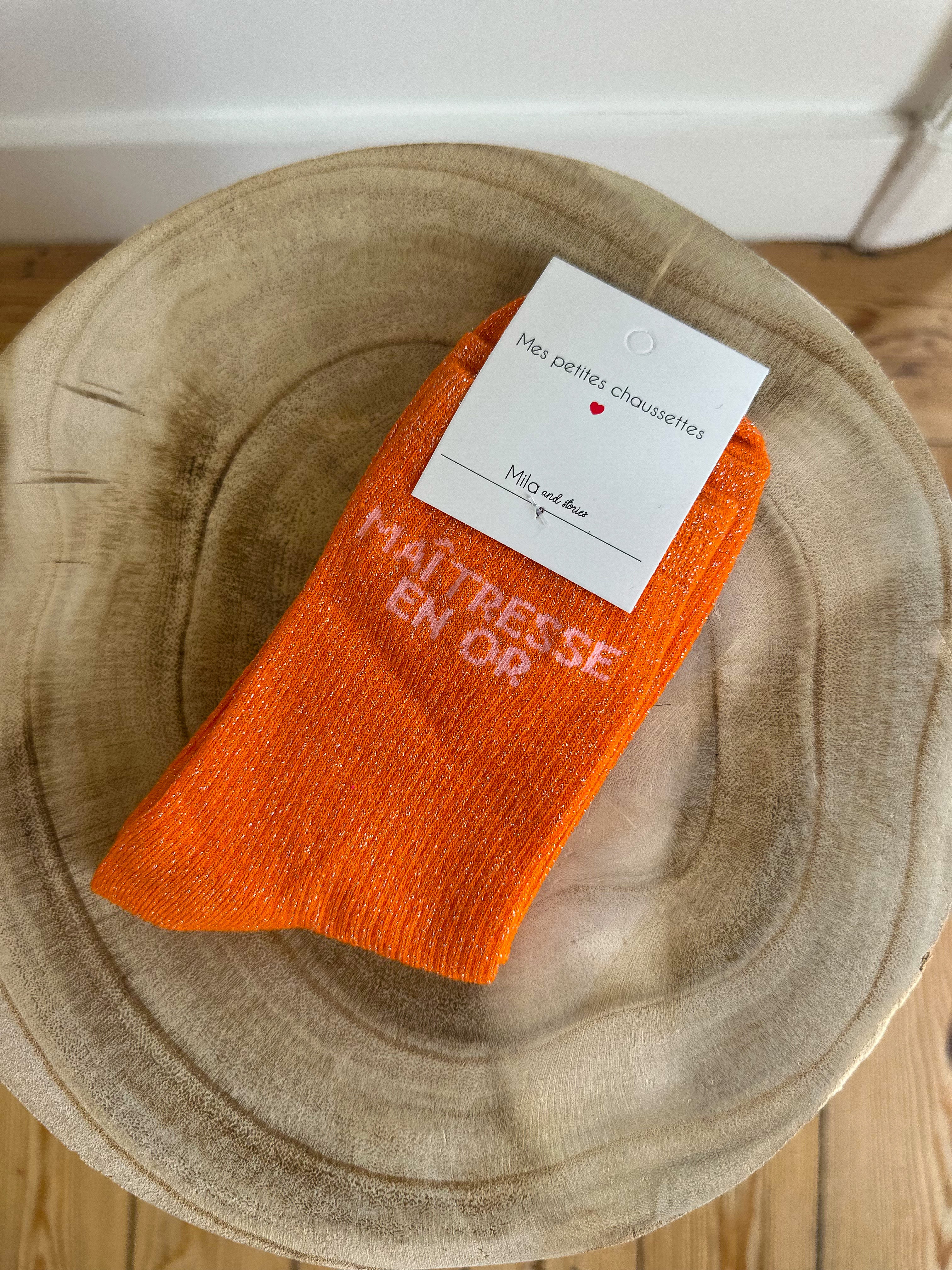 Chaussettes MAITRESSE EN OR