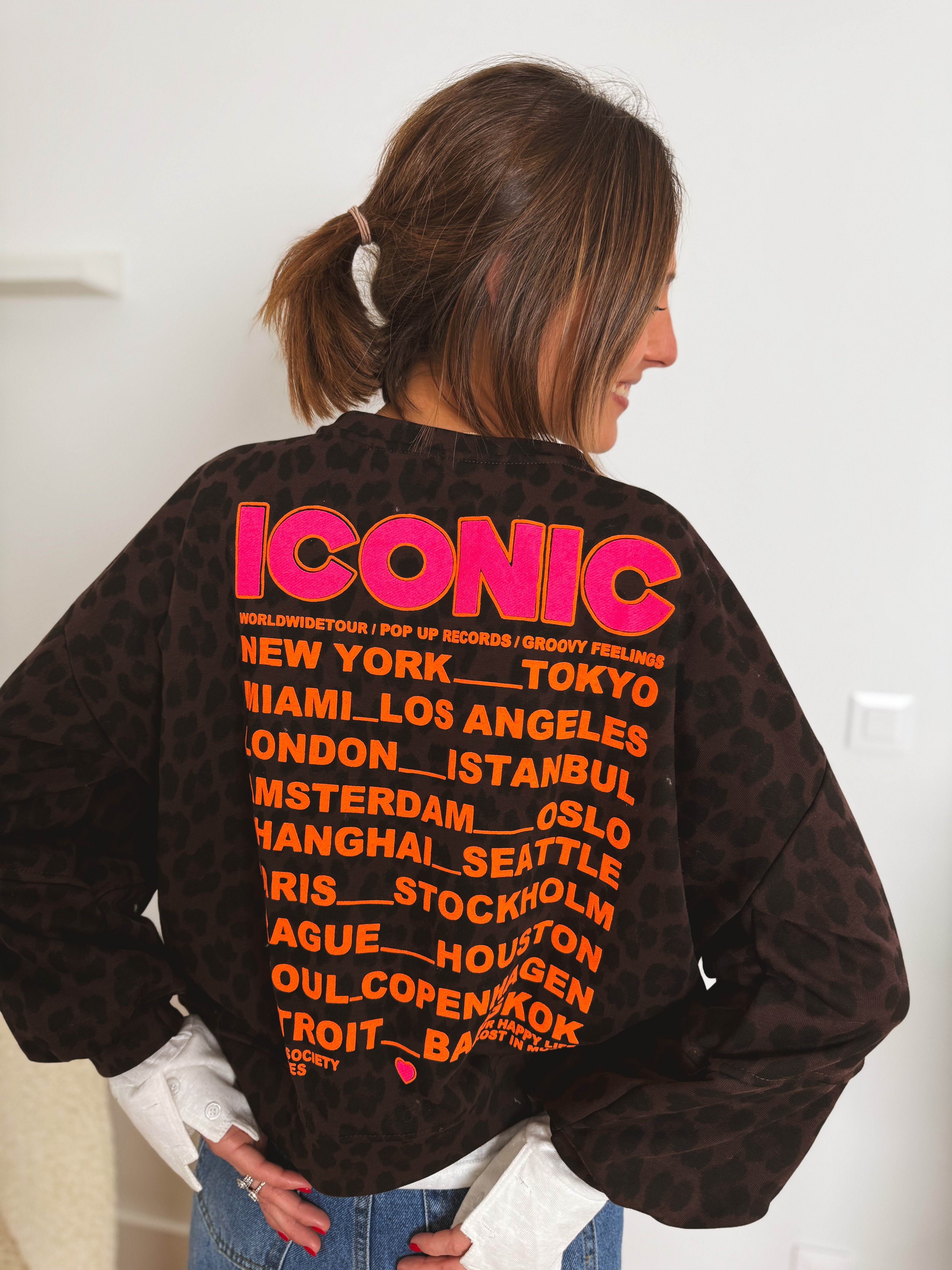 Sweat ICONIC léopard