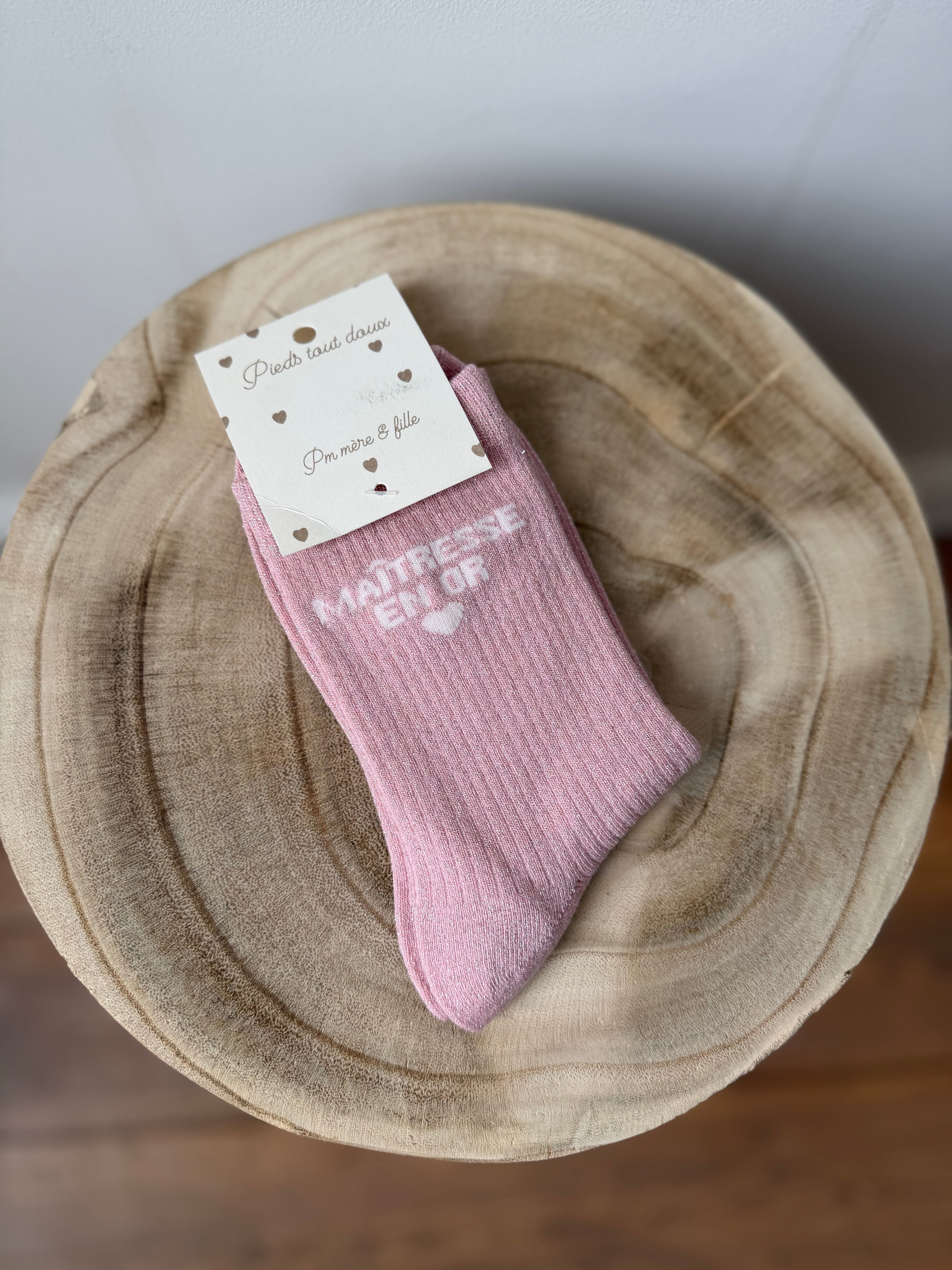 Chaussettes MAITRESSE EN OR