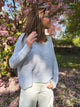 Pull crochet manches longues ROSE