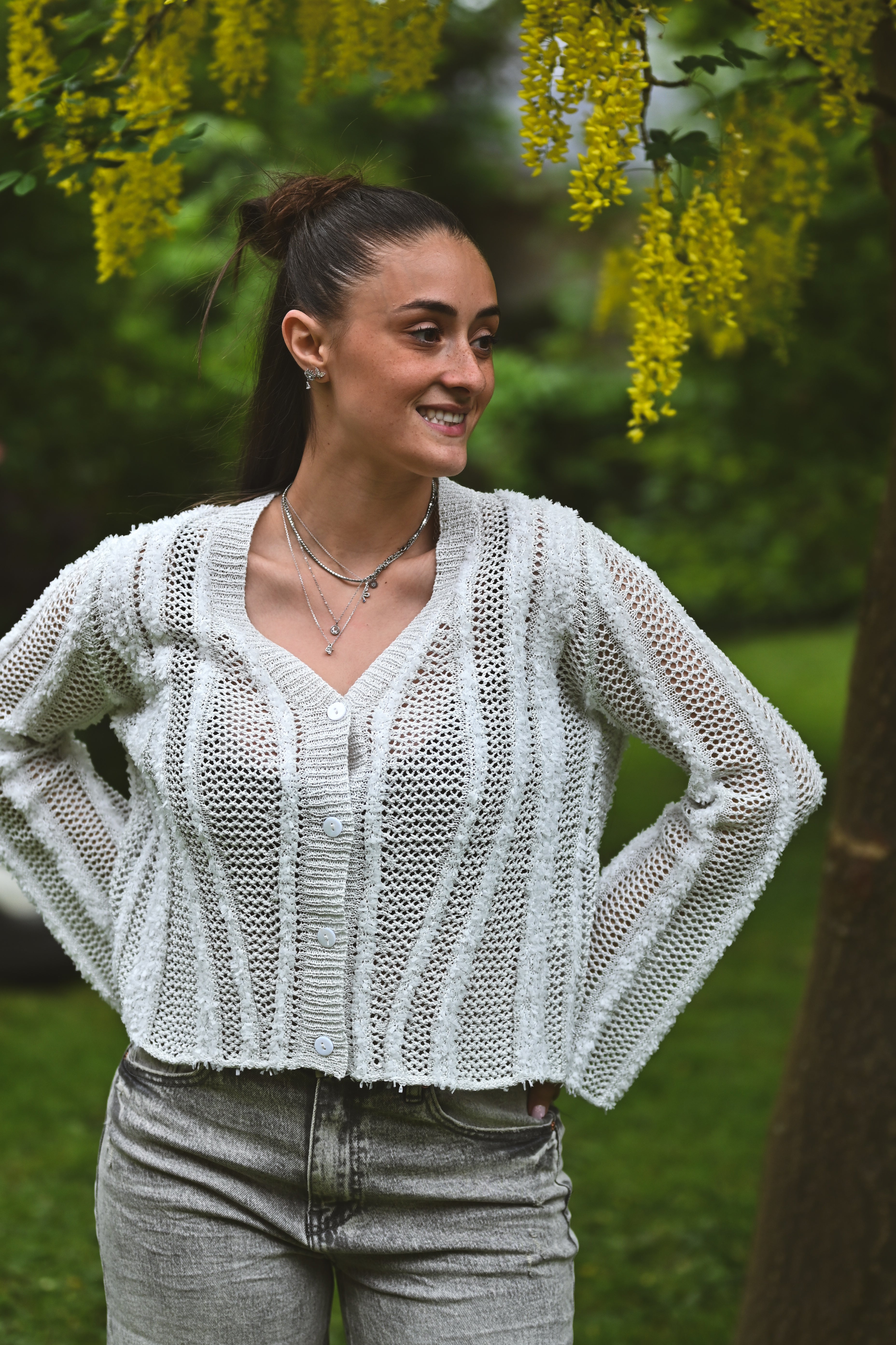 Cardigan crochet IRIS